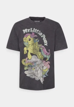 YOURTURN MY LITTLE PONY WASH GRAPHIC - T-shirt Z Nadrukiem - Black