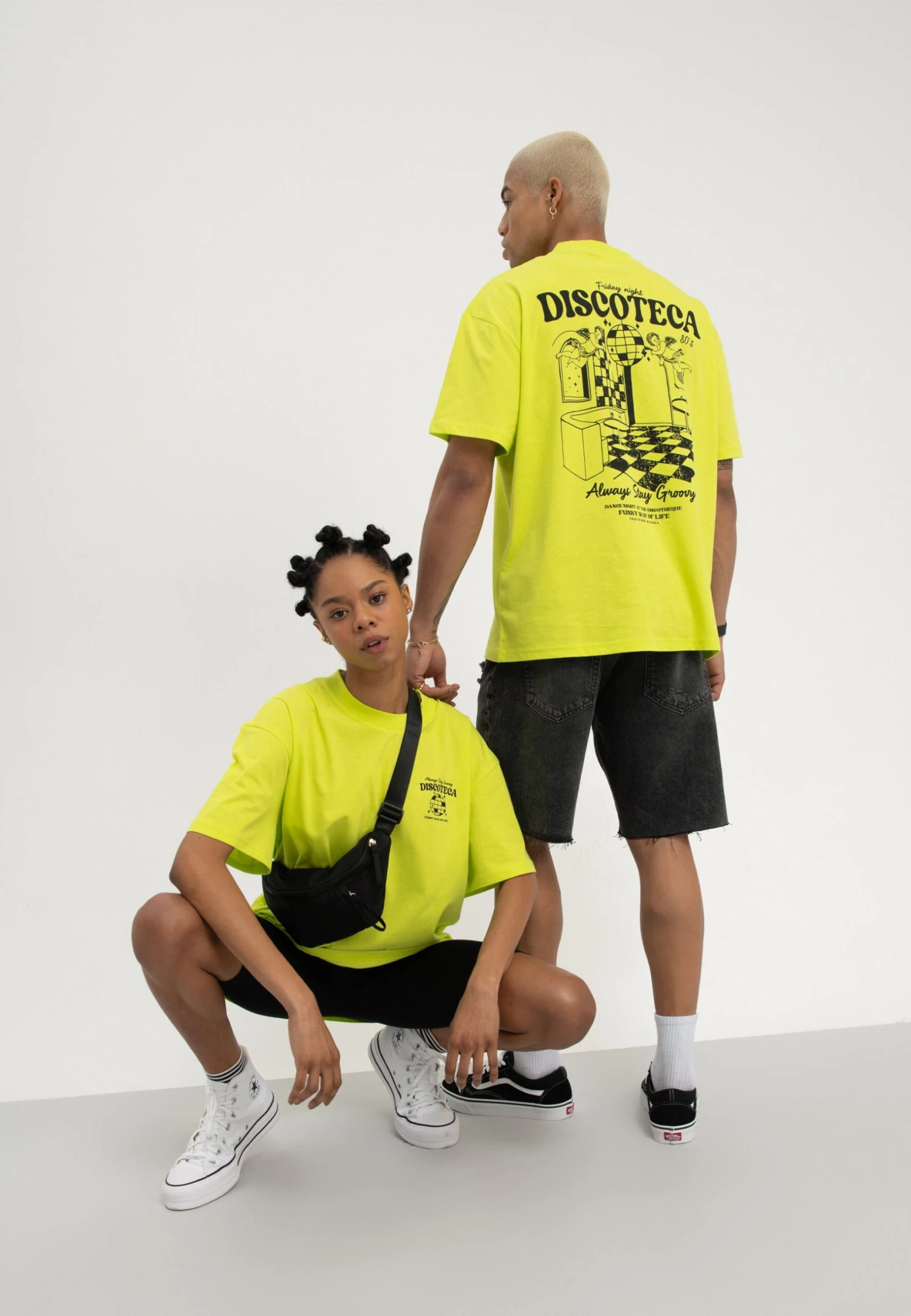 YOURTURN UNISEX - T-shirt Z Nadrukiem - Light Green 3 YOURTURN UNISEX - T-shirt Z Nadrukiem - Light Green - obrazek 3