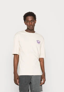 YOURTURN NOSTALGIA FUTURE TEE UNISEX - T-shirt Z Nadrukiem - Grey