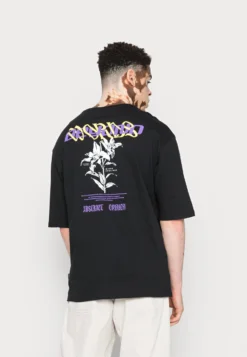 YOURTURN GRAPHIC T-SHIRT BEYOND UNISEX - T-shirt Z Nadrukiem - Black