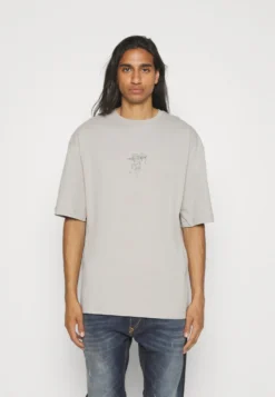 YOURTURN UNISEX - T-shirt Z Nadrukiem - Dark Grey