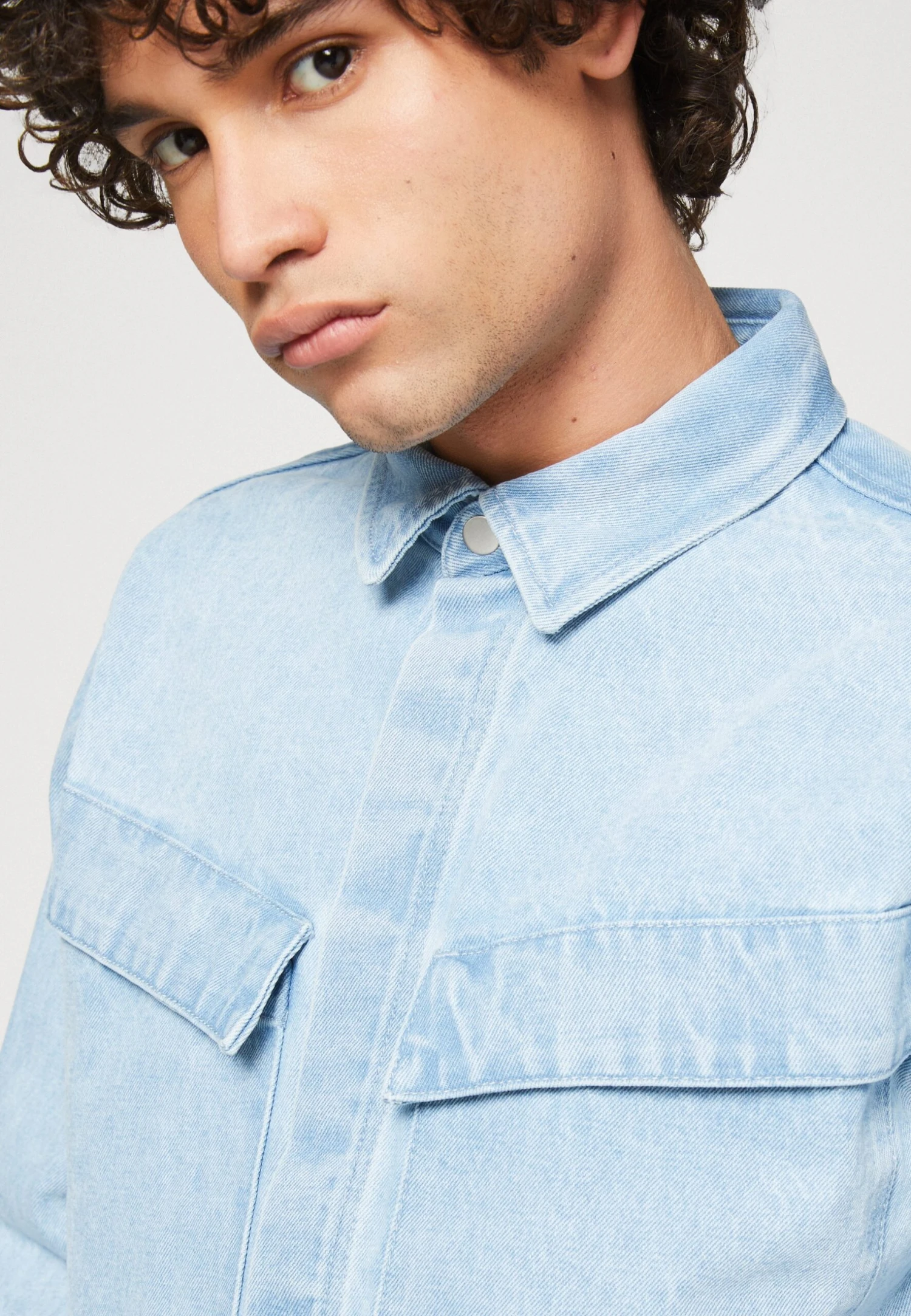 YOURTURN UNISEX - Kurtka Jeansowa - Blue 6 YOURTURN UNISEX - Kurtka Jeansowa - Blue - obrazek 6