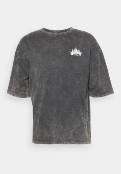 YOURTURN SKULL GRAPHIC TEE UNISEX - T-shirt Z Nadrukiem - Mottled Black -Yourturn 3341a74bddf74d959dffbf4e41605549 scaled