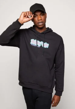YOURTURN MANGA HOODIE - Bluza - 802 - Black -Yourturn 342cfaa4faf548609da664b31c842655 scaled