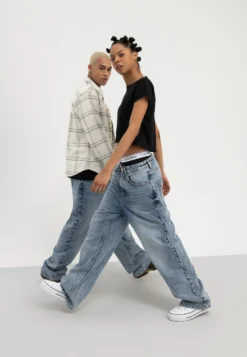 YOURTURN BAGGY JEANS UNISEX - Jeansy Relaxed Fit - Dark Blue Denim 8 YOURTURN BAGGY JEANS UNISEX - Jeansy Relaxed Fit - Dark Blue Denim -Yourturn 47039cf62e0e4223bb19b517ea683054 scaled