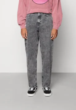 YOURTURN UNISEX - Jeansy Relaxed Fit - Black