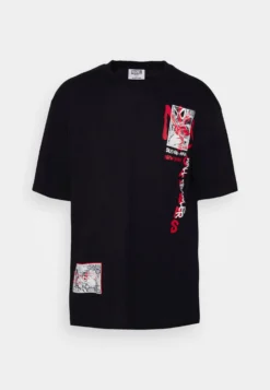 YOURTURN LICENCE SPIERMAN GRAPHIC - T-shirt Z Nadrukiem - Black