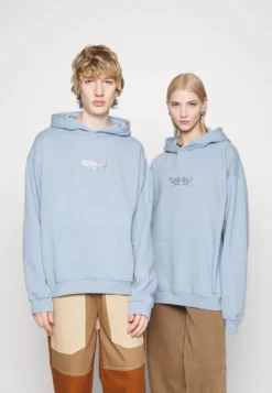 YOURTURN UNISEX - Bluza Z Kapturem - Light Blue