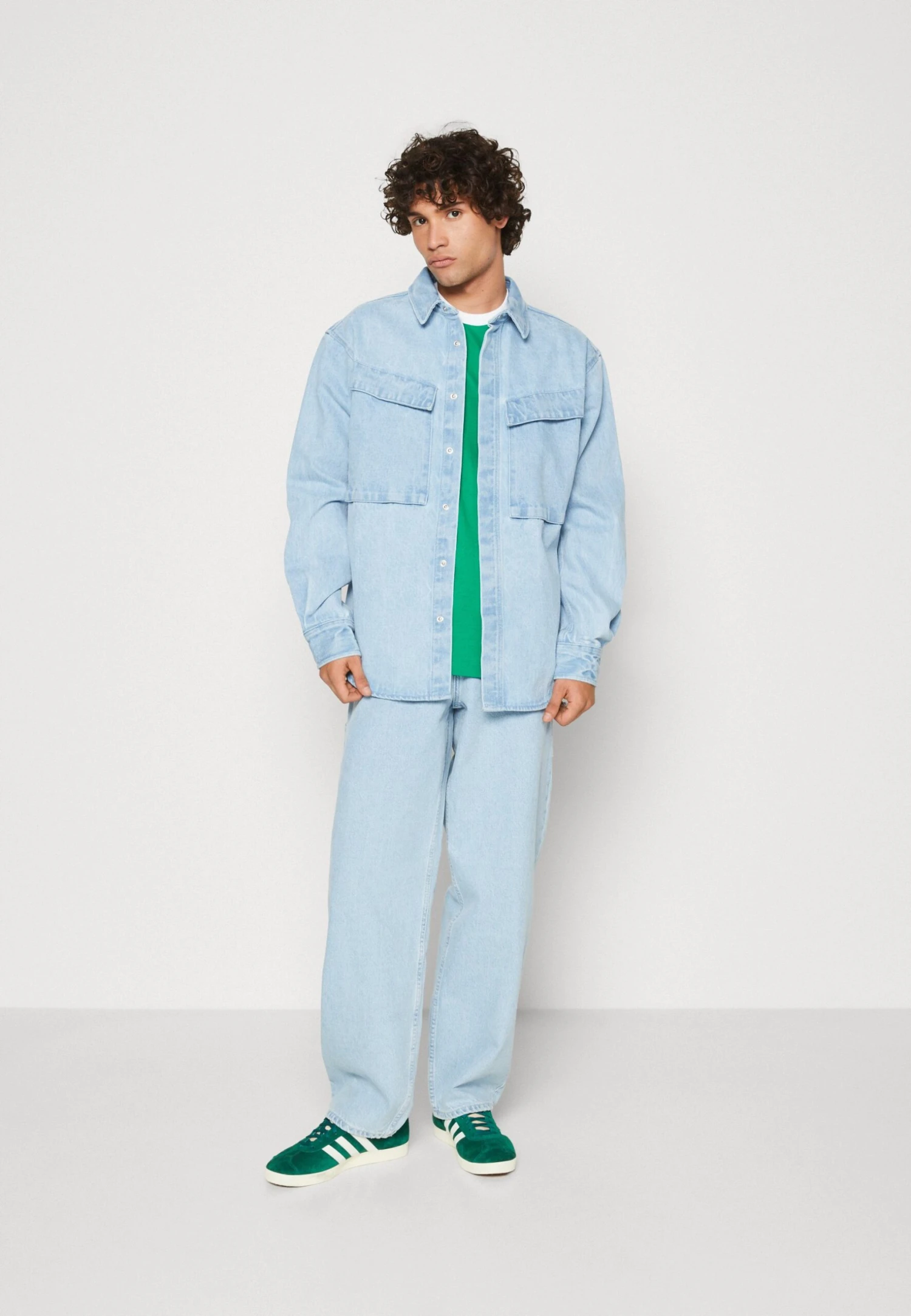 YOURTURN UNISEX - Kurtka Jeansowa - Blue 2 YOURTURN UNISEX - Kurtka Jeansowa - Blue - obrazek 2