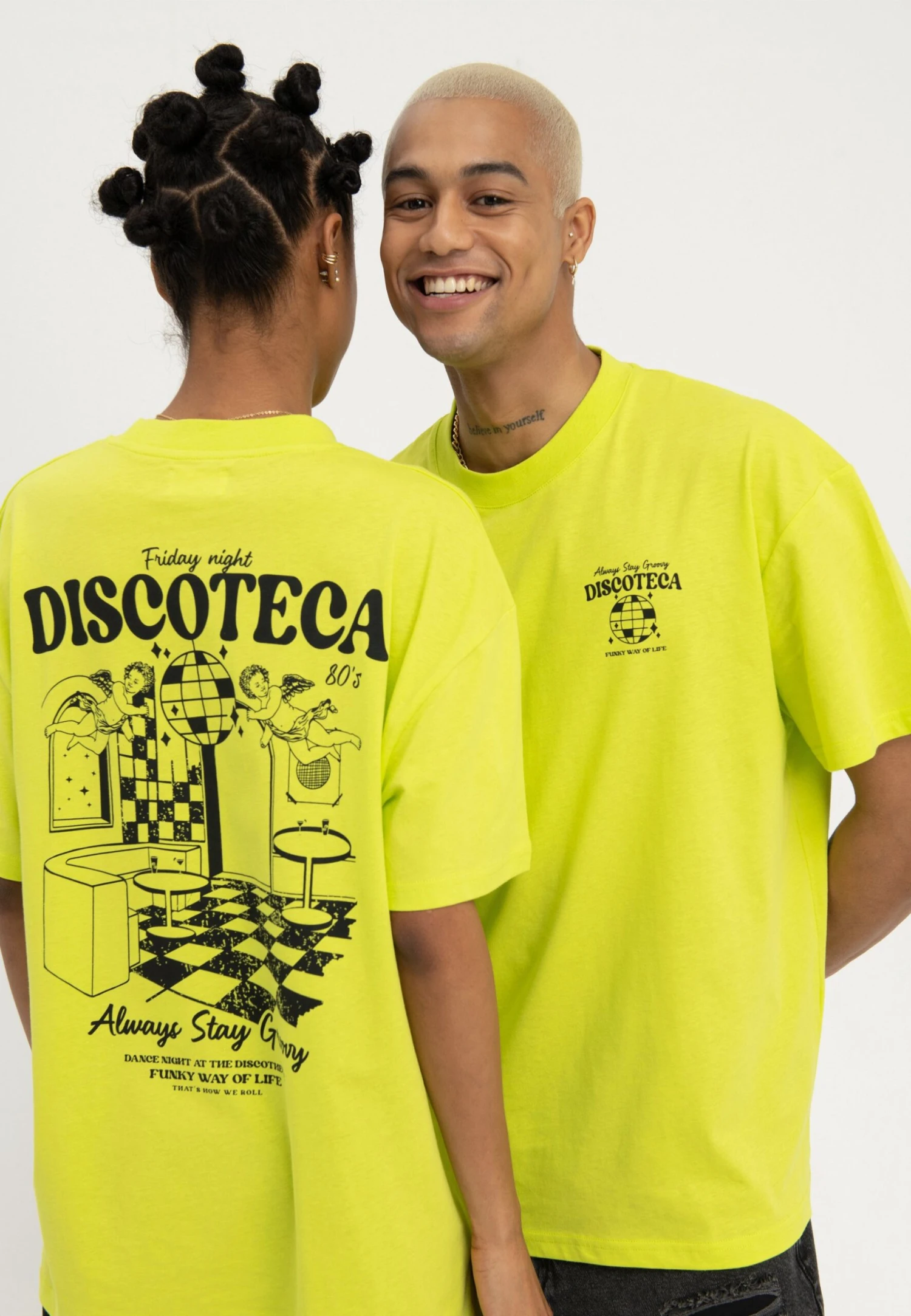 YOURTURN UNISEX - T-shirt Z Nadrukiem - Light Green 4 YOURTURN UNISEX - T-shirt Z Nadrukiem - Light Green - obrazek 4