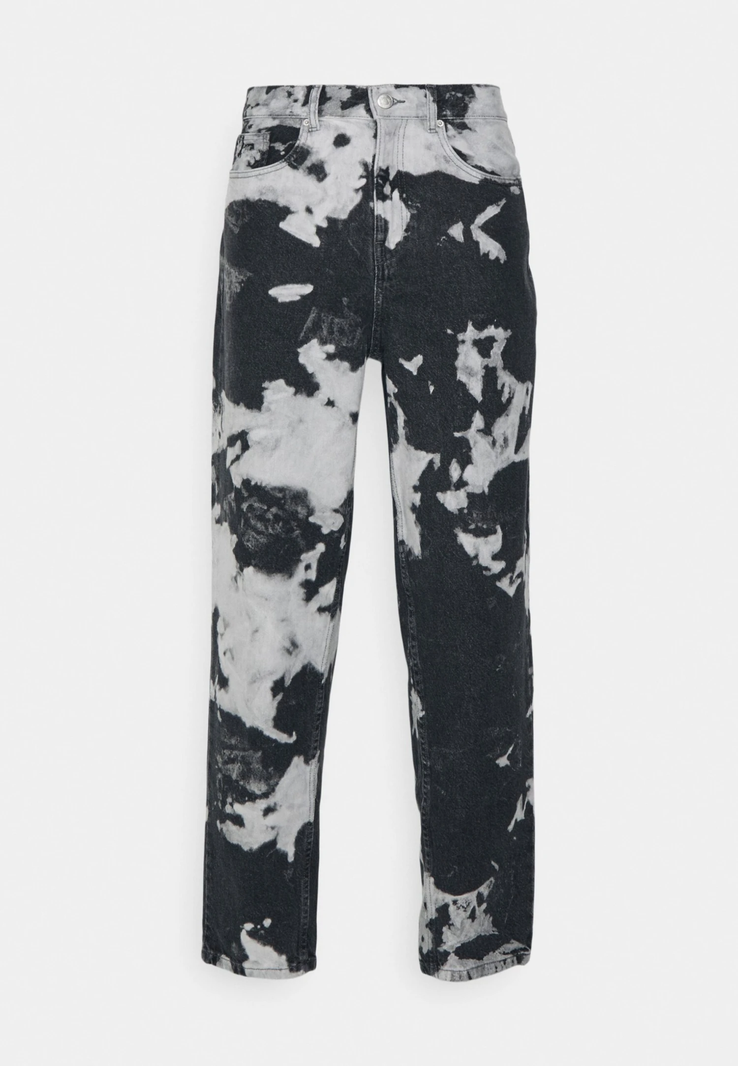 YOURTURN UNISEX MOONWASH UNISEX - Jeansy Relaxed Fit - Black 4 YOURTURN UNISEX MOONWASH UNISEX - Jeansy Relaxed Fit - Black - obrazek 4