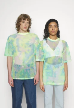 YOURTURN UNISEX - T-shirt Z Nadrukiem - Light Blue