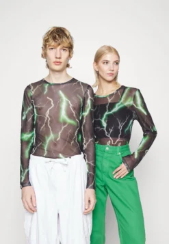 YOURTURN UNISEX - Bluzka Z Długim Rękawem - Black