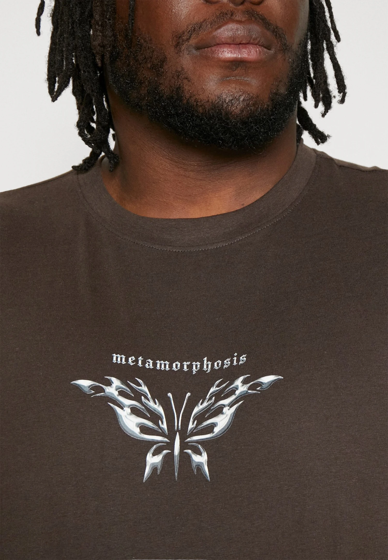 YOURTURN T-shirt Z Nadrukiem - Brown 6 YOURTURN T-shirt Z Nadrukiem - Brown - obrazek 6