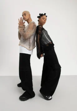 YOURTURN UNISEX - Jeansy Relaxed Fit - Black Denim -Yourturn 77563c53c8b4414ba530183a2133e3fb scaled