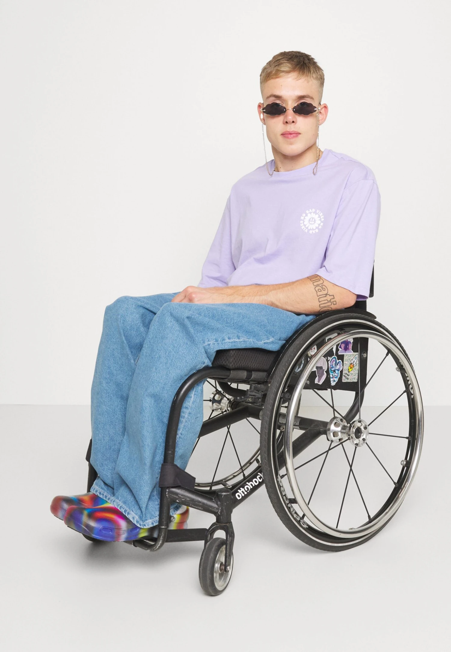 YOURTURN UNISEX - T-shirt Z Nadrukiem - Purple 5 YOURTURN UNISEX - T-shirt Z Nadrukiem - Purple - obrazek 5