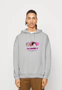 YOURTURN UNISEX - Bluza Z Kapturem - Grey