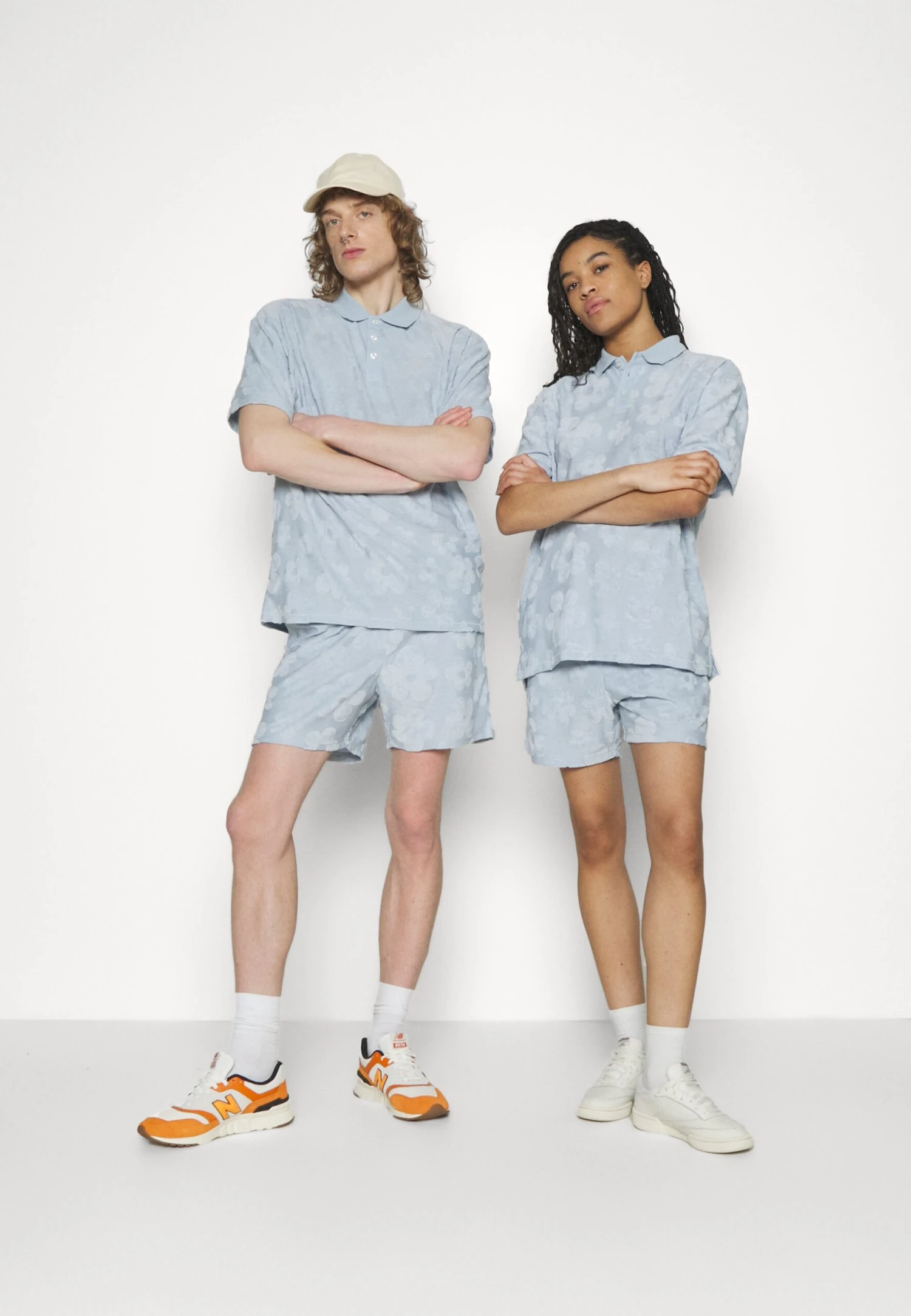 YOURTURN UNISEX - Szorty - Blue 2 YOURTURN UNISEX - Szorty - Blue - obrazek 2