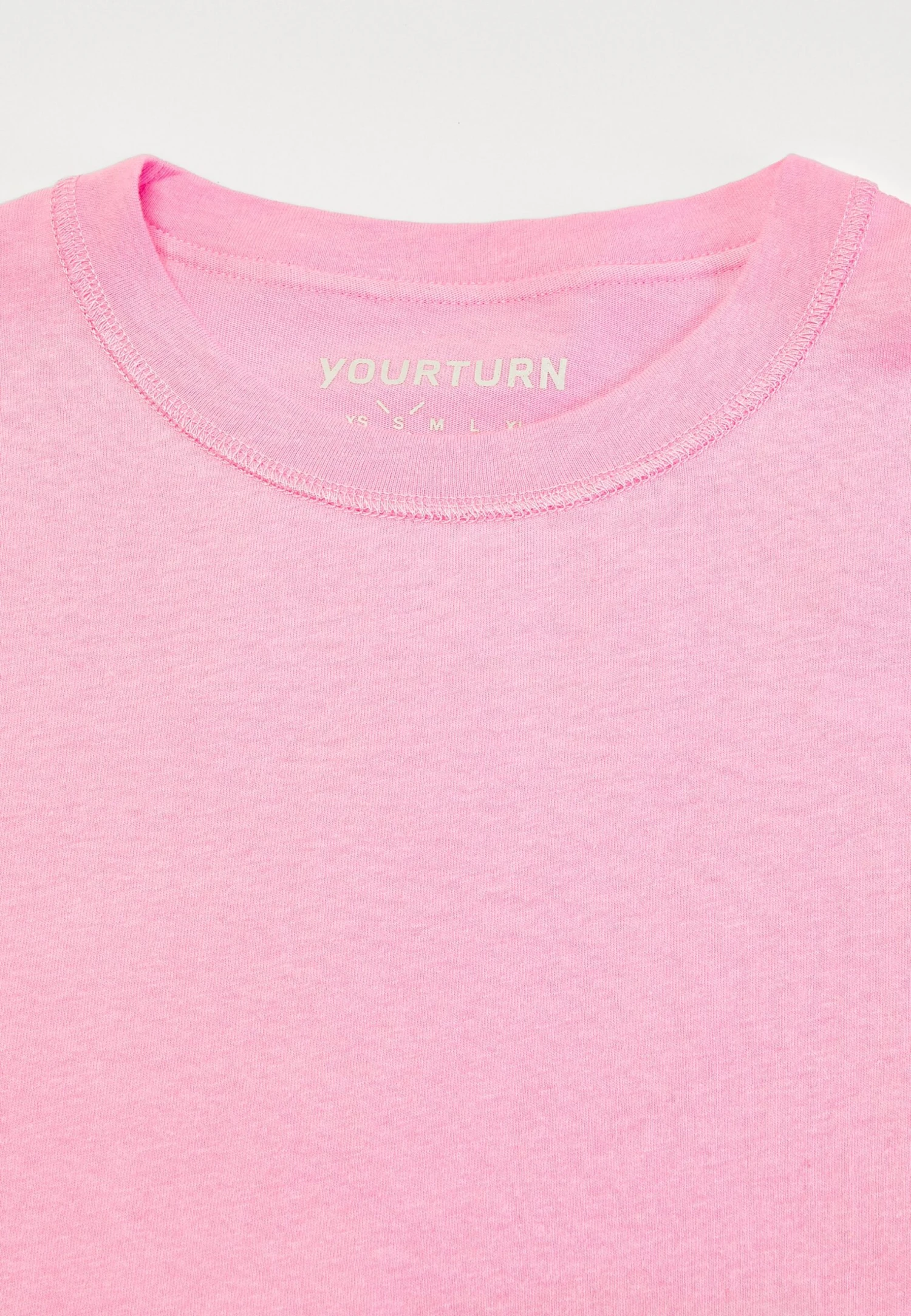 YOURTURN UNISEX - T-shirt Basic - Pink 10 YOURTURN UNISEX - T-shirt Basic - Pink - obrazek 10
