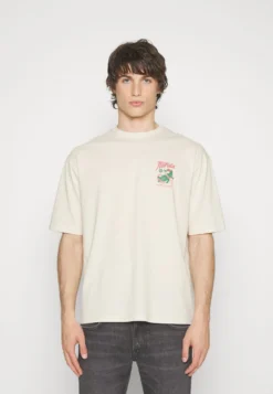 YOURTURN CROCODILE FLORIDA GRAPHIC TEE UNISEX - T-shirt Z Nadrukiem - Beige -Yourturn 9ec5e68fe32d49e684b20f4423bf8c94 scaled