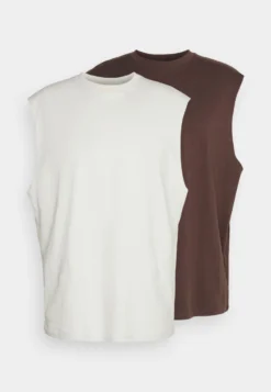 YOURTURN UNISEX 2 PACK - Top - Light Grey/brown -Yourturn b4a185206552426fb7c0ed2c990e63df scaled