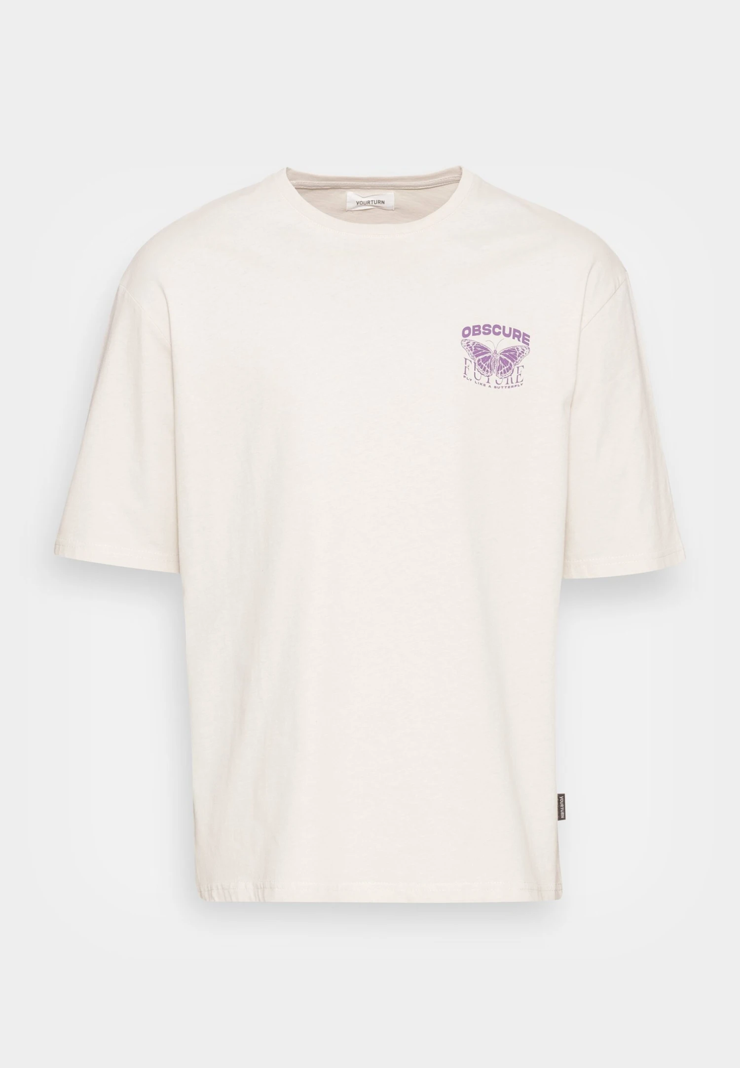 YOURTURN NOSTALGIA FUTURE TEE UNISEX - T-shirt Z Nadrukiem - Grey 4 YOURTURN NOSTALGIA FUTURE TEE UNISEX - T-shirt Z Nadrukiem - Grey - obrazek 4