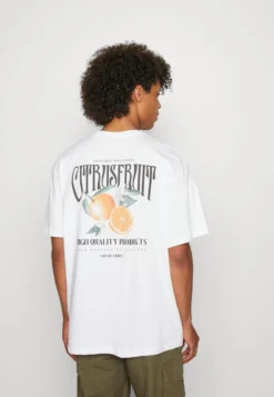 YOURTURN ORANGE FRUIT GRAPHIC TEE - T-shirt Z Nadrukiem - White -Yourturn c0c64de1e78b488f9f5c9e4f8f6a5666 scaled