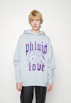 PHLUID PROJECT X YOURTURN UNISEX - Bluza Z Kapturem - Light Blue