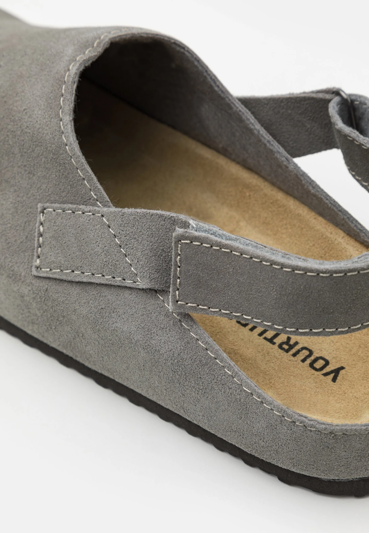 YOURTURN LEATHER UNISEX - Kapcie - Grey 6 YOURTURN LEATHER UNISEX - Kapcie - Grey - obrazek 6