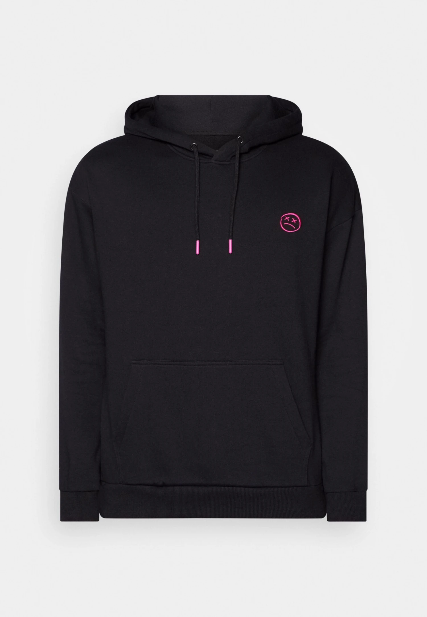 YOURTURN EMBROIDERED TEXT HOODIE UNISEX - Bluza Z Kapturem - Black 5 YOURTURN EMBROIDERED TEXT HOODIE UNISEX - Bluza Z Kapturem - Black - obrazek 5