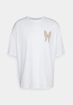 YOURTURN ESCAPE REALITY MYSTIC BUTTERFLYGRAPHIC - T-shirt Z Nadrukiem - White -Yourturn c6b097961aa047cb9383fbe44a0e1708 scaled