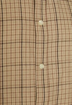 YOURTURN GENDERLESS MINI CHECK DROPPED SHOULDER FIT UNISEX - Koszula - Brown -Yourturn d1b4958d15fe4899823690ff5d910326 scaled