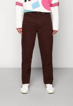 YOURTURN WORKWEAR UNISEX - Jeansy Relaxed Fit - Brown