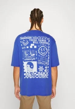 YOURTURN UNISEX - T-shirt Z Nadrukiem - Blue -Yourturn d55d347e946e44aa8eef446fe6e957c5 scaled