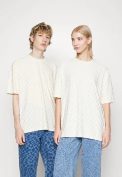 YOURTURN UNISEX - T-shirt Z Nadrukiem - Off-white