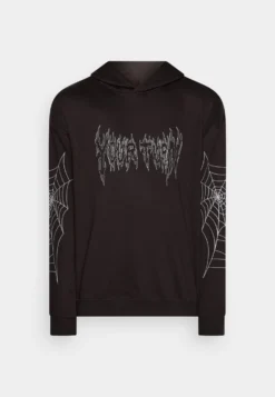 YOURTURN SPIDERWEB UNISEX - Bluza Z Kapturem - Black -Yourturn eeed27a77e434d8d8410627f409fa5cd scaled